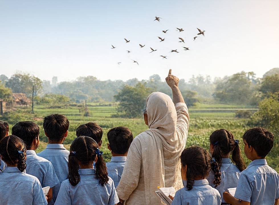 आस-पास के पक्षियों में हुए बदलावों का दस्तावेज़ीकरण (गतिविधि शीट II)