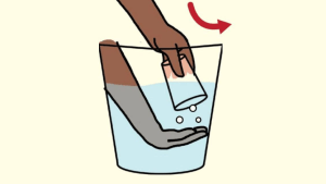Is an empty tumbler empty of matter? (Activity Sheet)