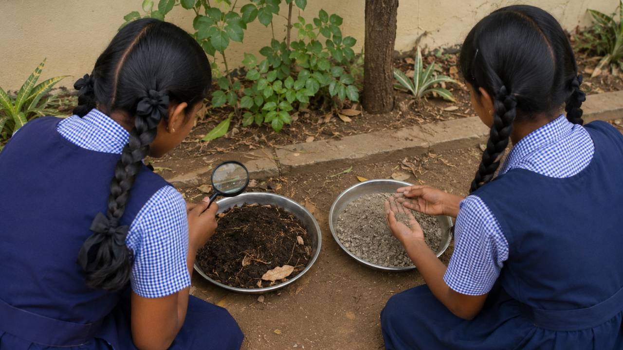The Earth is the only planet we know that has true soil
